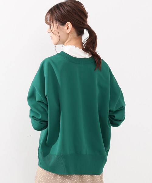 DRESKIP（ドレスキップ）の「◆前後2WAYニットカーディガン（ニット/セーター・レディース・ダークグリーン/オフホワイト/イエロー系その他・02/03/04）」の16枚目の写真