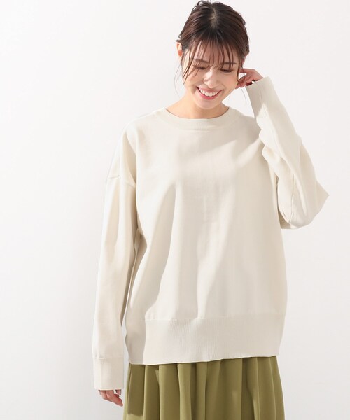 DRESKIP（ドレスキップ）の「◆前後2WAYニットカーディガン（ニット/セーター・レディース・ダークグリーン/オフホワイト/イエロー系その他・02/03/04）」の6枚目の写真