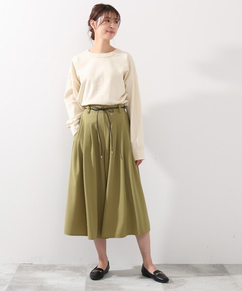 DRESKIP（ドレスキップ）の「◆前後2WAYニットカーディガン（ニット/セーター・レディース・ダークグリーン/オフホワイト/イエロー系その他・02/03/04）」の11枚目の写真