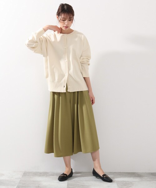 DRESKIP（ドレスキップ）の「◆前後2WAYニットカーディガン（ニット/セーター・レディース・ダークグリーン/オフホワイト/イエロー系その他・02/03/04）」の19枚目の写真