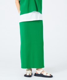 Rouge vif | 【セットアップ対応】ストレッチタイトリブスカート(スカート)