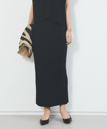 Rouge vif | 【セットアップ対応】ストレッチタイトリブスカート(スカート)