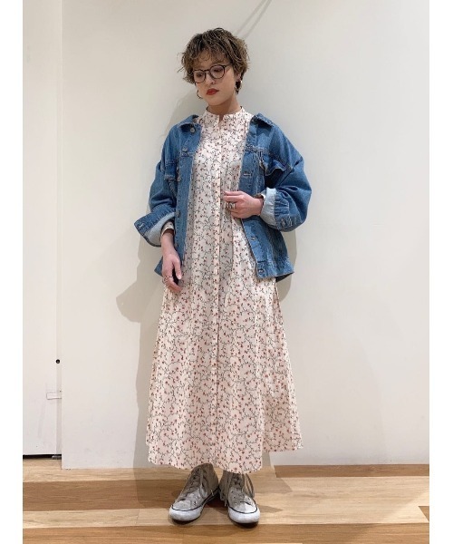 Green　Parks（グリーンパークス）の「オーバーサイズデニムジャケット＊（デニムジャケット・レディース・インディゴブルー・FREE）」の20枚目の写真