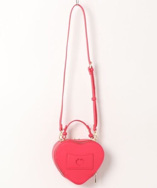 SAMANTHAVEGA(サマンサベガ)の「ハート型バッグ(ショルダーバッグ・レディース・ベージュ/ブラック/フューシャピンク・FREE)」の4枚目の写真