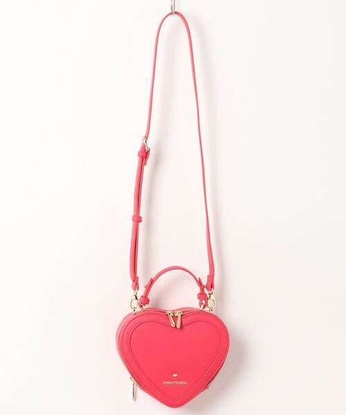 SAMANTHAVEGA(サマンサベガ)の「ハート型バッグ(ショルダーバッグ・レディース・ベージュ/ブラック/フューシャピンク・FREE)」の10枚目の写真