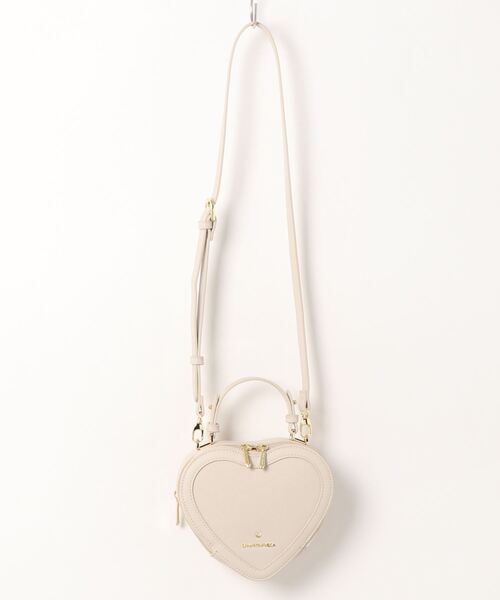 SAMANTHAVEGA(サマンサベガ)の「ハート型バッグ(ショルダーバッグ・レディース・ベージュ/ブラック/フューシャピンク・FREE)」の9枚目の写真