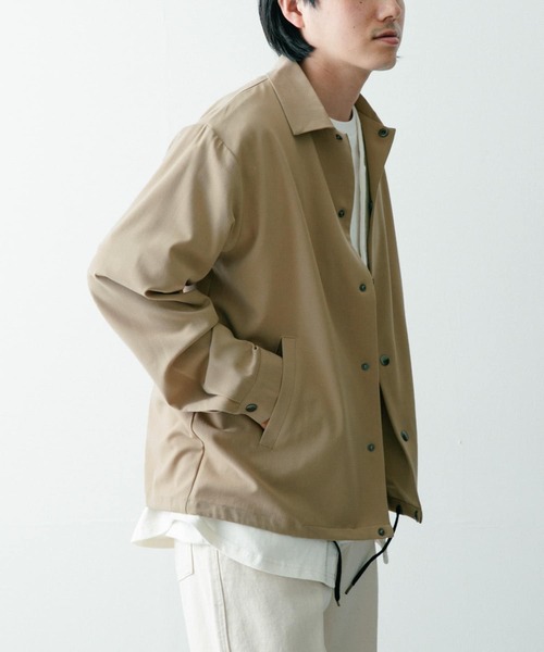 ITEMS URBANRESEARCH(アイテムズ アーバンリサーチ)の「『セットアップ対応』クールタッチTR コーチジャケット(ブルゾン・メンズ・ライトグレー/ベージュ/オフホワイト/ブルー/ブラック・LARGE/MEDIUM)」の10枚目の写真