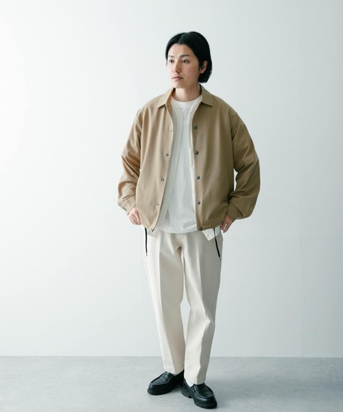 ITEMS URBANRESEARCH(アイテムズ アーバンリサーチ)の「『セットアップ対応』クールタッチTR コーチジャケット(ブルゾン・メンズ・ライトグレー/ベージュ/オフホワイト/ブルー/ブラック・LARGE/MEDIUM)」の14枚目の写真