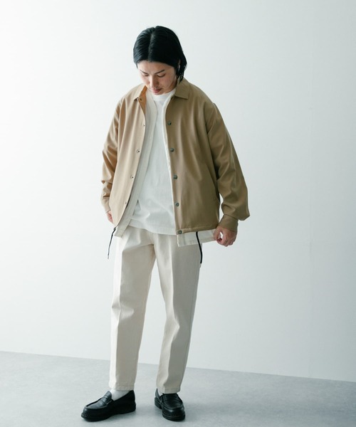 ITEMS URBANRESEARCH(アイテムズ アーバンリサーチ)の「『セットアップ対応』クールタッチTR コーチジャケット(ブルゾン・メンズ・ライトグレー/ベージュ/オフホワイト/ブルー/ブラック・LARGE/MEDIUM)」の15枚目の写真