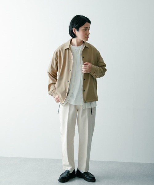 ITEMS URBANRESEARCH(アイテムズ アーバンリサーチ)の「『セットアップ対応』クールタッチTR コーチジャケット(ブルゾン・メンズ・ライトグレー/ベージュ/オフホワイト/ブルー/ブラック・LARGE/MEDIUM)」の16枚目の写真