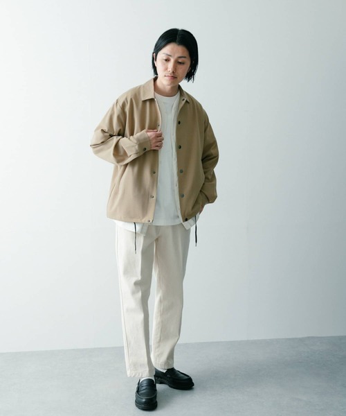 ITEMS URBANRESEARCH(アイテムズ アーバンリサーチ)の「『セットアップ対応』クールタッチTR コーチジャケット(ブルゾン・メンズ・ライトグレー/ベージュ/オフホワイト/ブルー/ブラック・LARGE/MEDIUM)」の17枚目の写真