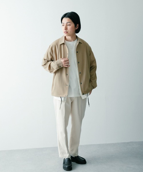 ITEMS URBANRESEARCH(アイテムズ アーバンリサーチ)の「『セットアップ対応』クールタッチTR コーチジャケット(ブルゾン・メンズ・ライトグレー/ベージュ/オフホワイト/ブルー/ブラック・LARGE/MEDIUM)」の18枚目の写真