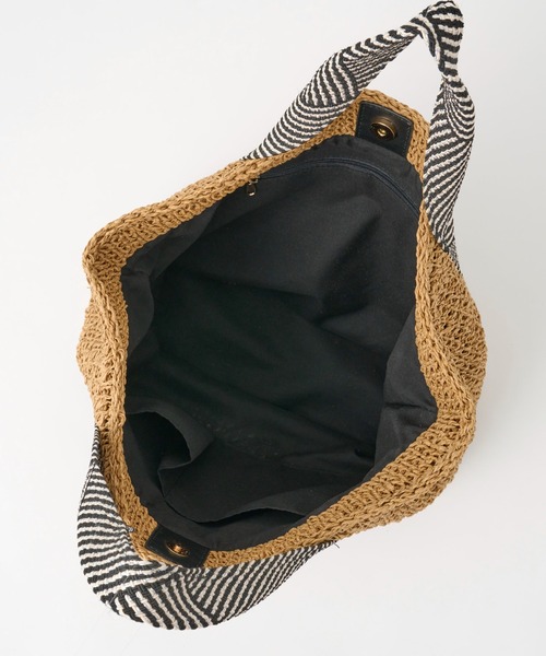 COLONY 2139（コロニートゥーワンスリーナイン）の「ペーパーテープトートバッグ（トートバッグ・レディース・ベージュ/アイボリー/ベージュ系その他・FREE）」の9枚目の写真