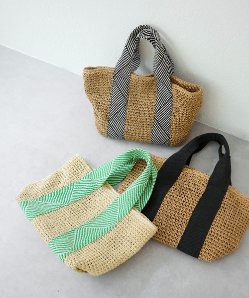 COLONY 2139（コロニートゥーワンスリーナイン）の「ペーパーテープトートバッグ（トートバッグ・レディース・ベージュ/アイボリー/ベージュ系その他・FREE）」の6枚目の写真