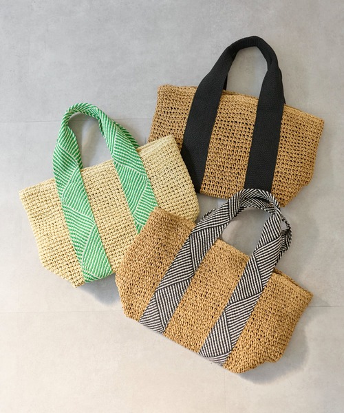 COLONY 2139（コロニートゥーワンスリーナイン）の「ペーパーテープトートバッグ（トートバッグ・レディース・ベージュ/アイボリー/ベージュ系その他・FREE）」の8枚目の写真