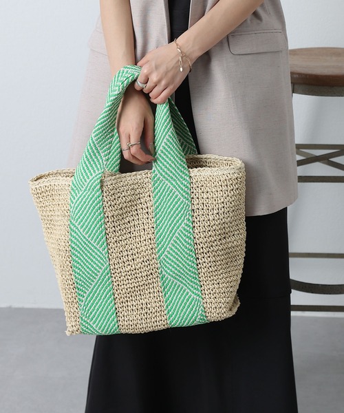 COLONY 2139（コロニートゥーワンスリーナイン）の「ペーパーテープトートバッグ（トートバッグ・レディース・ベージュ/アイボリー/ベージュ系その他・FREE）」の17枚目の写真