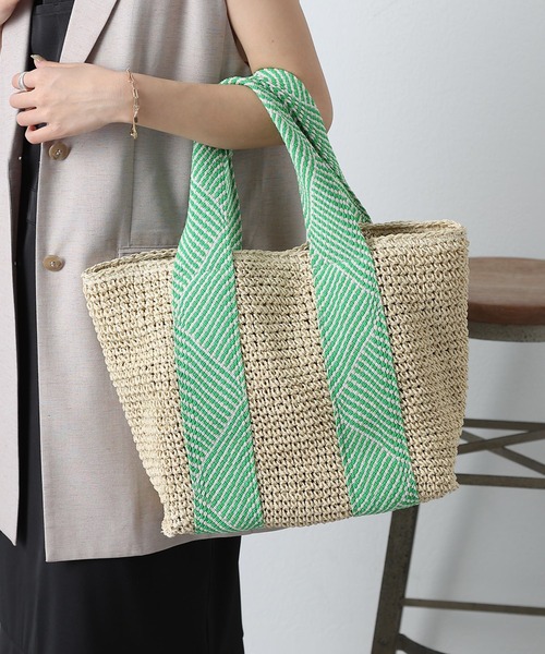 COLONY 2139（コロニートゥーワンスリーナイン）の「ペーパーテープトートバッグ（トートバッグ・レディース・ベージュ/アイボリー/ベージュ系その他・FREE）」の15枚目の写真