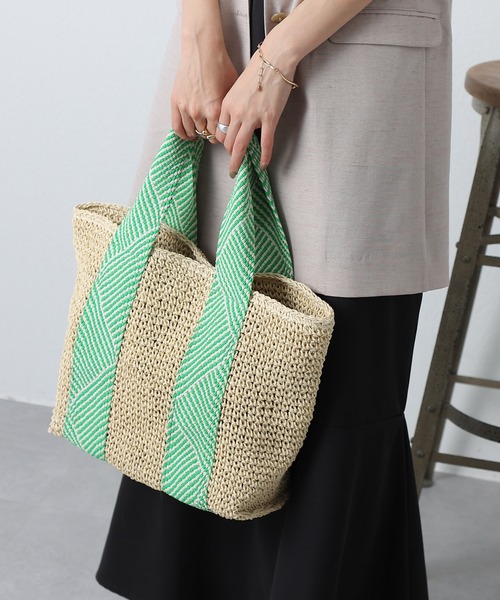 COLONY 2139（コロニートゥーワンスリーナイン）の「ペーパーテープトートバッグ（トートバッグ・レディース・ベージュ/アイボリー/ベージュ系その他・FREE）」の16枚目の写真