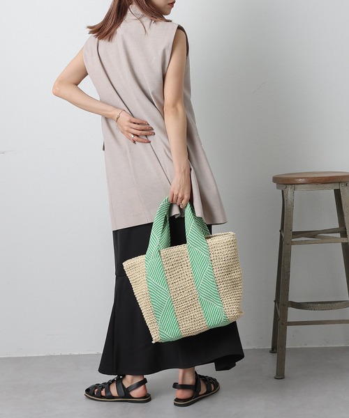 COLONY 2139（コロニートゥーワンスリーナイン）の「ペーパーテープトートバッグ（トートバッグ・レディース・ベージュ/アイボリー/ベージュ系その他・FREE）」の20枚目の写真