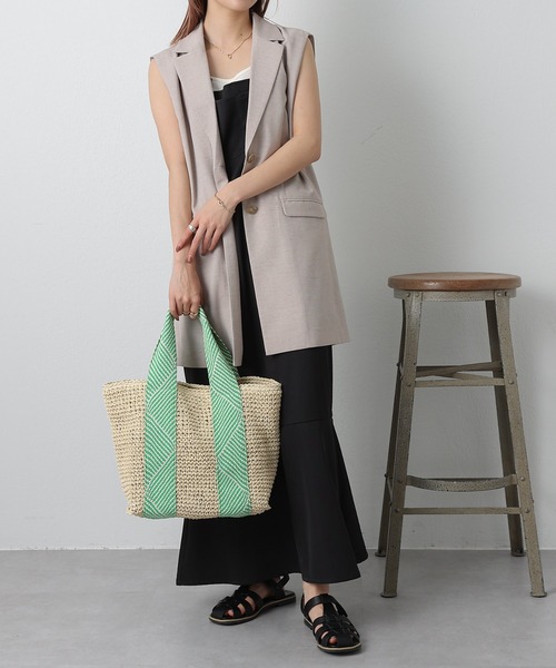 COLONY 2139（コロニートゥーワンスリーナイン）の「ペーパーテープトートバッグ（トートバッグ・レディース・ベージュ/アイボリー/ベージュ系その他・FREE）」の18枚目の写真