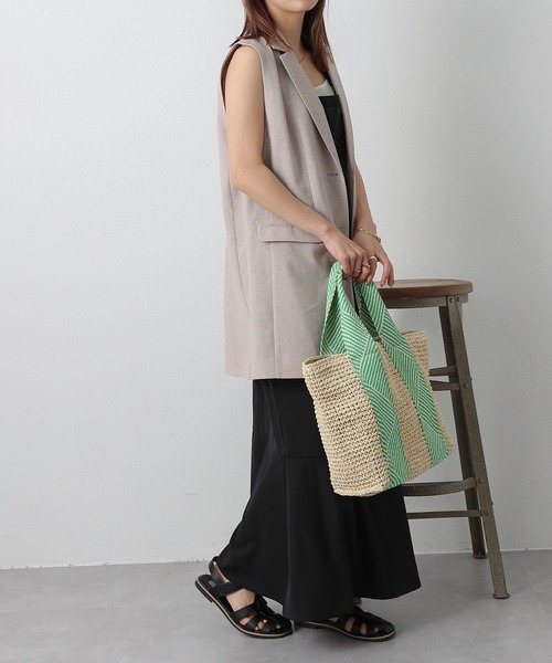 COLONY 2139（コロニートゥーワンスリーナイン）の「ペーパーテープトートバッグ（トートバッグ・レディース・ベージュ/アイボリー/ベージュ系その他・FREE）」の19枚目の写真