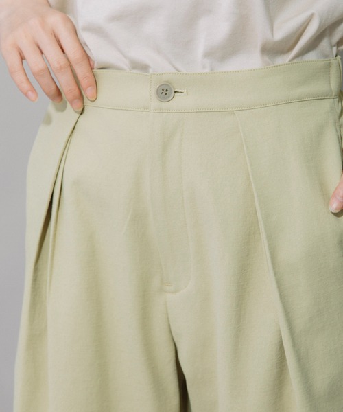 Munich（ミューニック）の「ドライタッチオックスタックワイドパンツ（その他パンツ・レディース・ホワイト/ライトブルー/ブラック/イエロー・S/M/XS）」の21枚目の写真