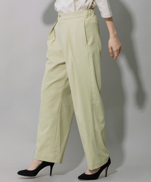 Munich（ミューニック）の「ドライタッチオックスタックワイドパンツ（その他パンツ・レディース・ホワイト/ライトブルー/ブラック/イエロー・S/M/XS）」の19枚目の写真