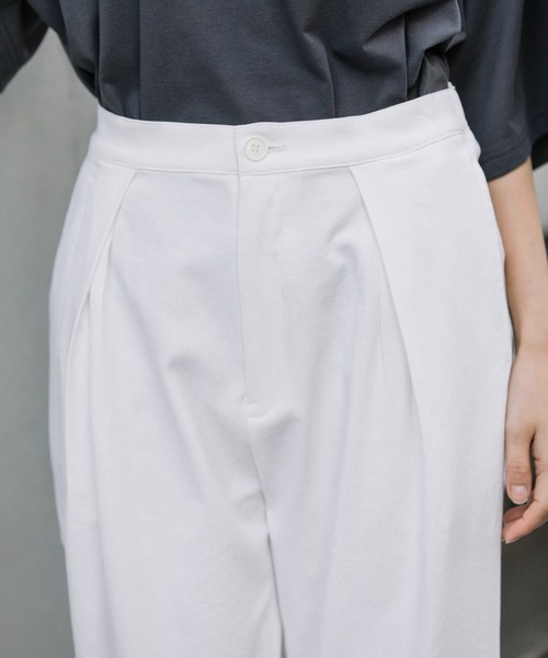 Munich（ミューニック）の「ドライタッチオックスタックワイドパンツ（その他パンツ・レディース・ホワイト/ライトブルー/ブラック/イエロー・S/M/XS）」の11枚目の写真