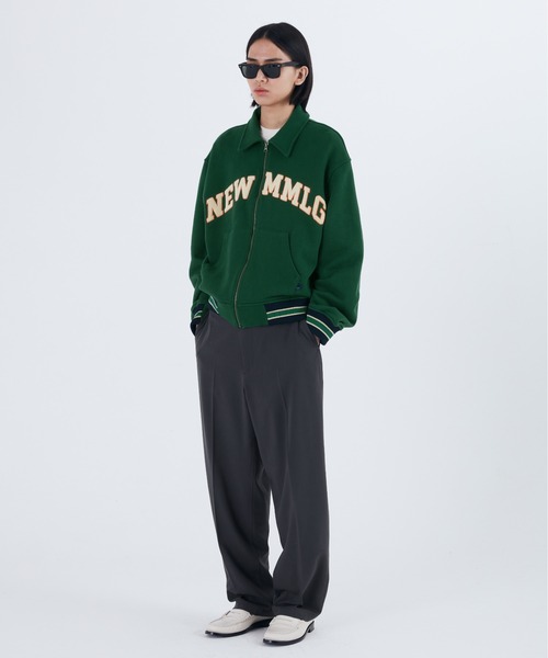 87mm(87mm)の「【87MM / Mmlg】NEW MMLG SWEAT JUMPER / パルチムエムエム MMLG NEW MMLG ロゴ スウェット ジャンパー(スウェット・レディース・ネイビー/グリーン・LARGE/MEDIUM)」の5枚目の写真