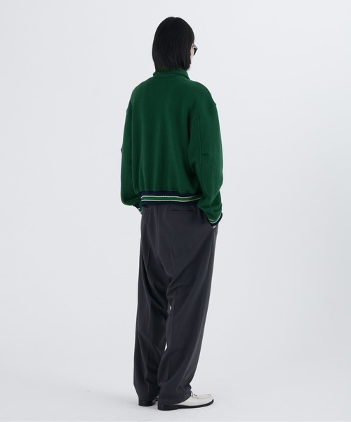 87mm(87mm)の「【87MM / Mmlg】NEW MMLG SWEAT JUMPER / パルチムエムエム MMLG NEW MMLG ロゴ スウェット ジャンパー(スウェット・レディース・ネイビー/グリーン・LARGE/MEDIUM)」の6枚目の写真