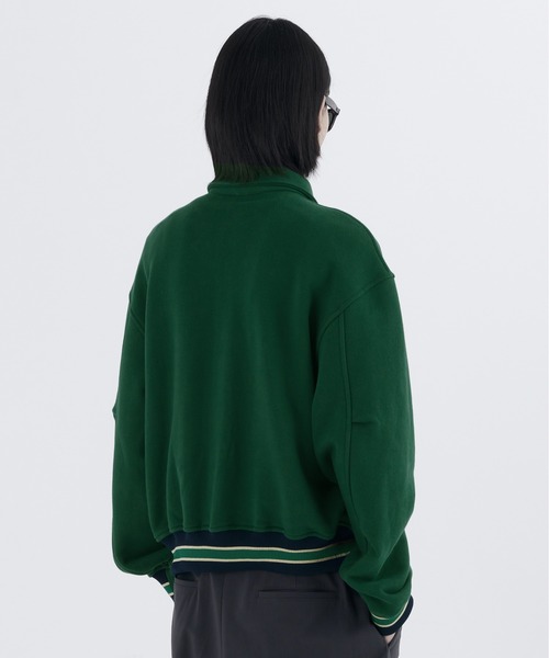 87mm(87mm)の「【87MM / Mmlg】NEW MMLG SWEAT JUMPER / パルチムエムエム MMLG NEW MMLG ロゴ スウェット ジャンパー(スウェット・レディース・ネイビー/グリーン・LARGE/MEDIUM)」の4枚目の写真