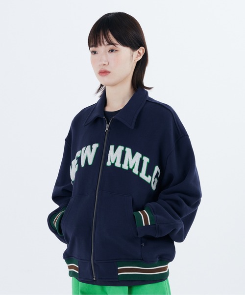 87mm(87mm)の「【87MM / Mmlg】NEW MMLG SWEAT JUMPER / パルチムエムエム MMLG NEW MMLG ロゴ スウェット ジャンパー(スウェット・レディース・ネイビー/グリーン・LARGE/MEDIUM)」の10枚目の写真