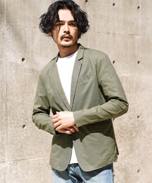 roshell | 綿麻ストレッチテーラードジャケット サマージャケット(テーラードジャケット)