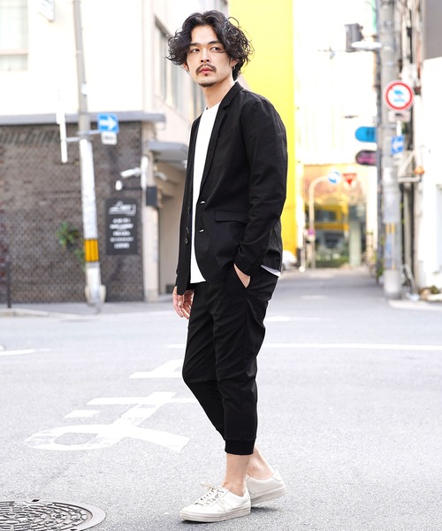 roshell（ロシェル）の「綿麻ストレッチテーラードジャケット サマージャケット（テーラードジャケット・メンズ・ブラック/ネイビー/カーキ/グレー系その他/ライトベージュ・MEDIUM/LARGE/X-LARGE）」の13枚目の写真