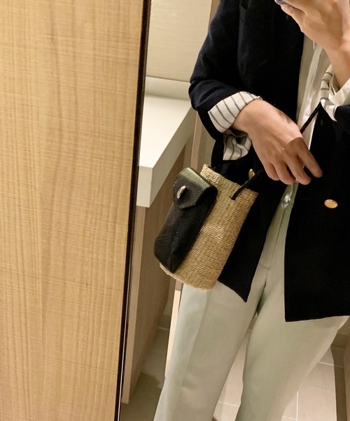 TOFF&LOADSTONE（トフアンドロードストーン）の「ハイブリッド バスケット 10th（S）（かごバッグ・レディース・ナチュラル・FREE）」の14枚目の写真