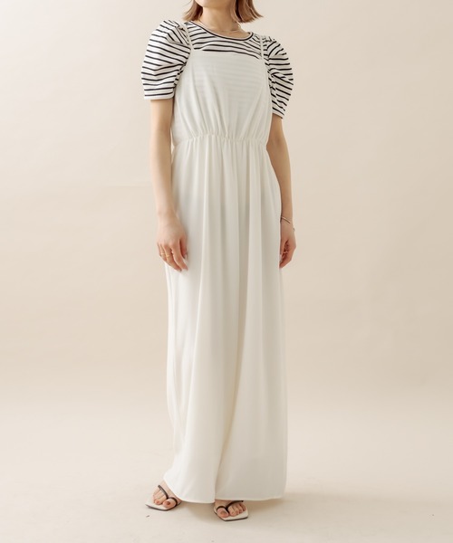 mline（エムライン）の「[mline] キャミサロペット（サロペット/オーバーオール・レディース・オフホワイト/ブラック/ベージュ・FREE）」の11枚目の写真