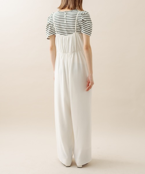 mline（エムライン）の「[mline] キャミサロペット（サロペット/オーバーオール・レディース・オフホワイト/ブラック/ベージュ・FREE）」の14枚目の写真