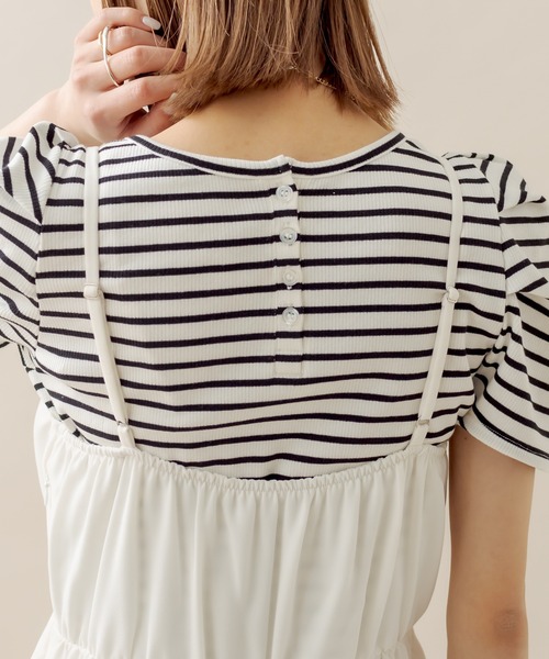 mline（エムライン）の「[mline] キャミサロペット（サロペット/オーバーオール・レディース・オフホワイト/ブラック/ベージュ・FREE）」の21枚目の写真