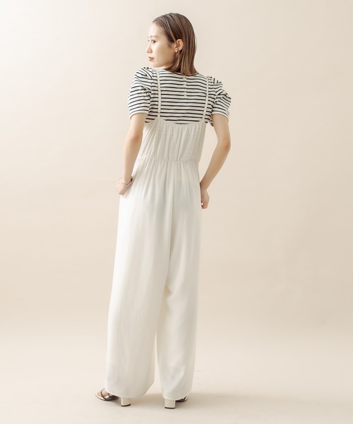 mline（エムライン）の「[mline] キャミサロペット（サロペット/オーバーオール・レディース・オフホワイト/ブラック/ベージュ・FREE）」の22枚目の写真