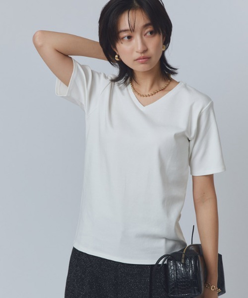 ラス RASW コーマコットンオーバーTシャツ （オフホワイト） ラス RASW コーマコットンオーバーTシャツ （オフホワイト） -靴