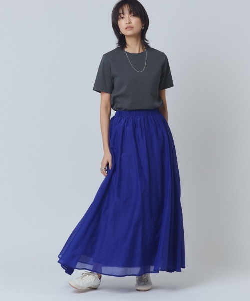 ラス RASW コーマコットンベーシックTシャツ【Vネック】 （ダークネイビー） ラス RASW コーマコットンベーシックTシャツ【Uネック