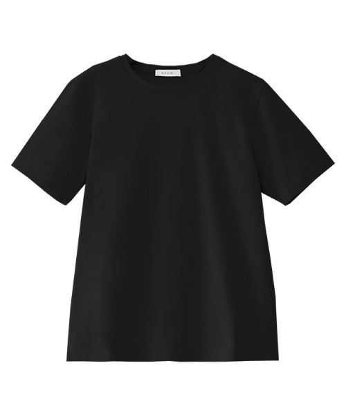 RASW(ラス)の「RASW 選べるネックコーマコットンベーシックTシャツ(Tシャツ/カットソー・レディース・ライトグレー/ブラック/ネイビー/オフホワイト/ホワイト系その他/ブラック系その他/グレー系その他/ネイビー系/チャコール/ブルー系その他/ダークネイビー/グレー系・M/L)」の21枚目の写真