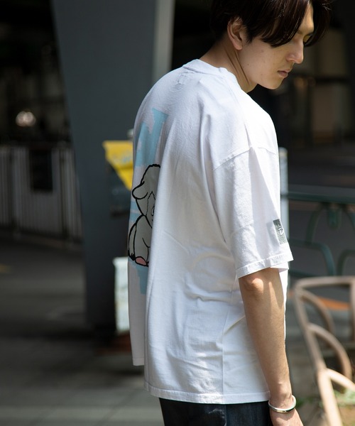 Dunno(ドノウ)の「DUNNO / プリントカットソー《ESTNATION EXCLUSIVE》(Tシャツ/カットソー・メンズ・ホワイト・SMALL/MEDIUM/LARGE)」の6枚目の写真