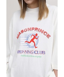 MASONPRINCE | 【MASONPRINCE】Oversized vintage processing running club TEE DT3137(Tシャツ/カットソー)