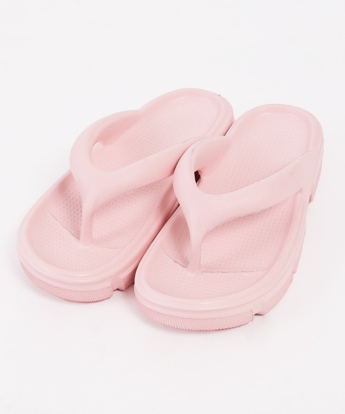 WC（ダブル シー）の「カラートングサンダル（サンダル・レディース・ホワイト/ブラック/ピンク・SMALL/MEDIUM）」の5枚目の写真