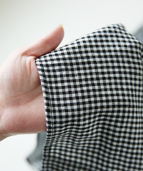 and it_(アンドイット)の「バンドカラードルマンブラウス(シャツ/ブラウス・レディース・アイボリー/ストライプ/チェック・M-L)」の9枚目の写真