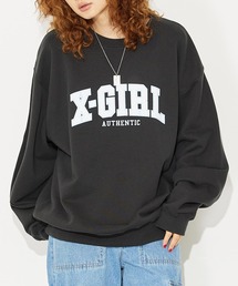X-girl | COLLEGE LOGO CREW SWEAT TOP(スウェット)