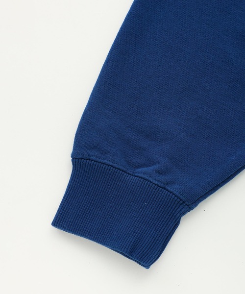 X-girl（エックスガール）の「COLLEGE LOGO CREW SWEAT TOP（スウェット・レディース・ネイビー/バーガンディー/チャコール・S/M/L/XL）」の5枚目の写真