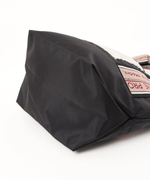 THEATRE PRODUCTS(シアタープロダクツ)の「<<京都店+WEB限定>>【THEATRE PRODUCTS】ジャガードテープバッグS(トートバッグ・レディース・グレー/ブラック・FREE)」の4枚目の写真