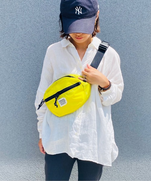 FREDRIK PACKERS（フレドリックパッカーズ）の「廃盤 FREDRIK PACKERS / フレドリックパッカーズ / 210D ELLIPSE HHIP PACK（ボディバッグ/ウエストポーチ・レディース・ブラック/シルバー/グリーン系その他/ホワイト/イエロー/ネイビー/カーキ/レオパード・ONESIZE）」の6枚目の写真